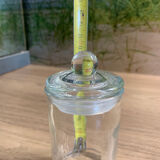 Airtight glass jar with lid