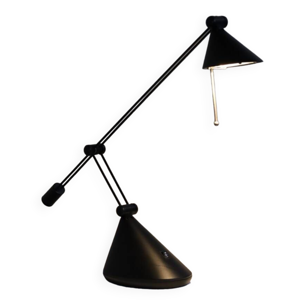 Lampe De Table Télescopique Vintage Mascot Lighting - Style Space Age Sputnik Années 80 - Allemagne
