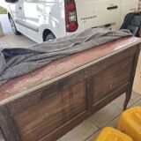 Transition Style Chest of Drawers – Marquetry & Perfect Red Marble