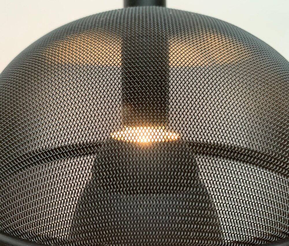 German Vintage Mesh Ceiling Lamp Space Age by Roger Tallon for Erco