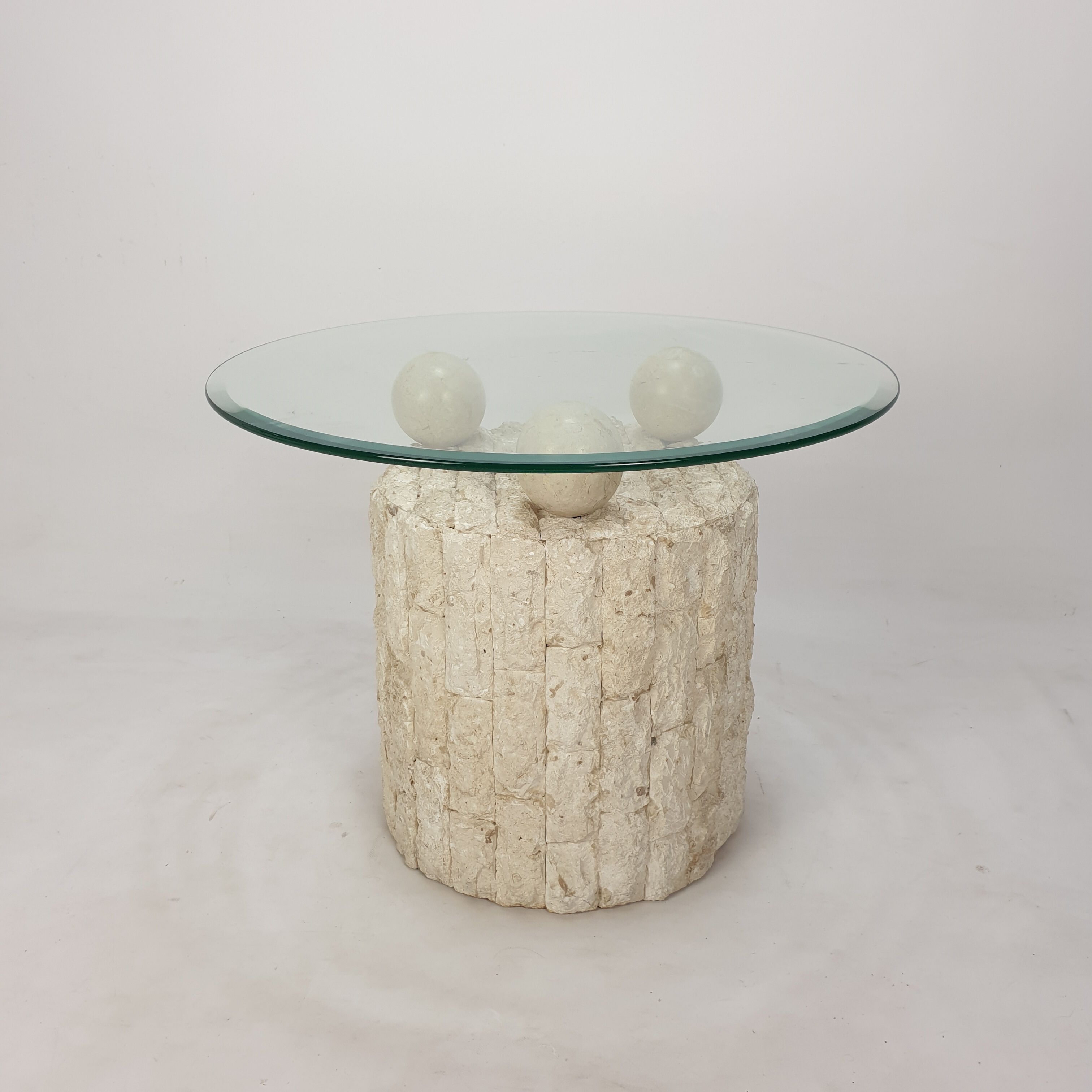 Magnussen Ponte Travertine Coffee Table, 1980s
