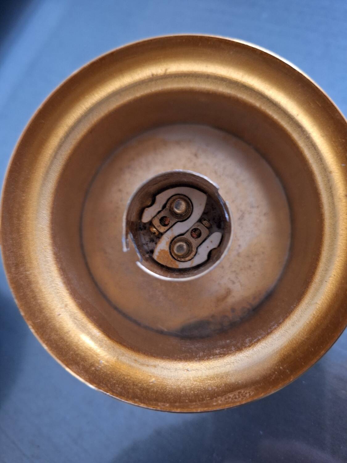 Hollywood regency sphere pendant light