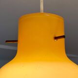 Massimo Vignelli Murano orange globe pendant light
