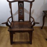 Pair of Chinese armchair, Late 18th century, Qing Dynasty