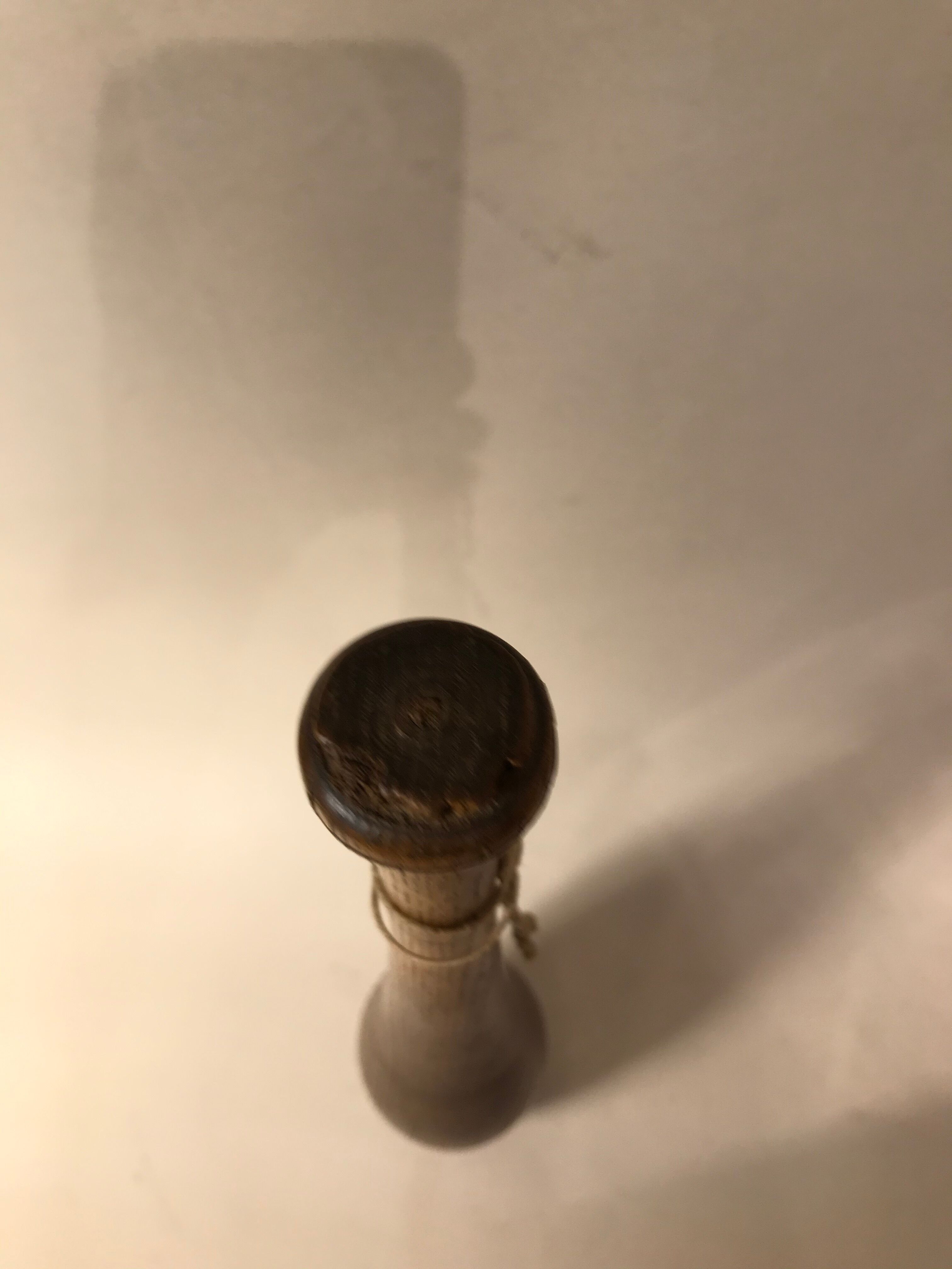 Old wooden juggling club