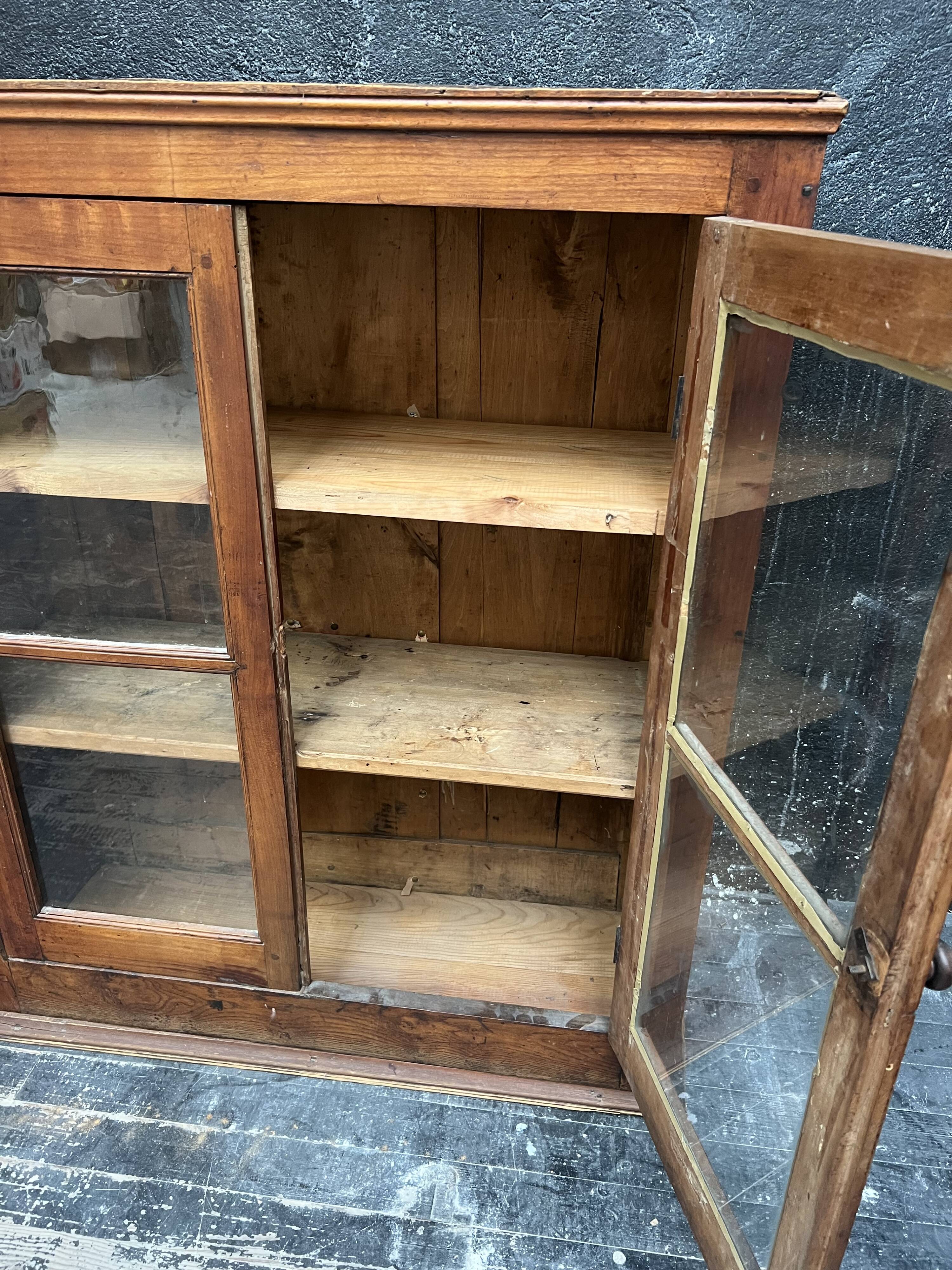 Showcase, wooden library.