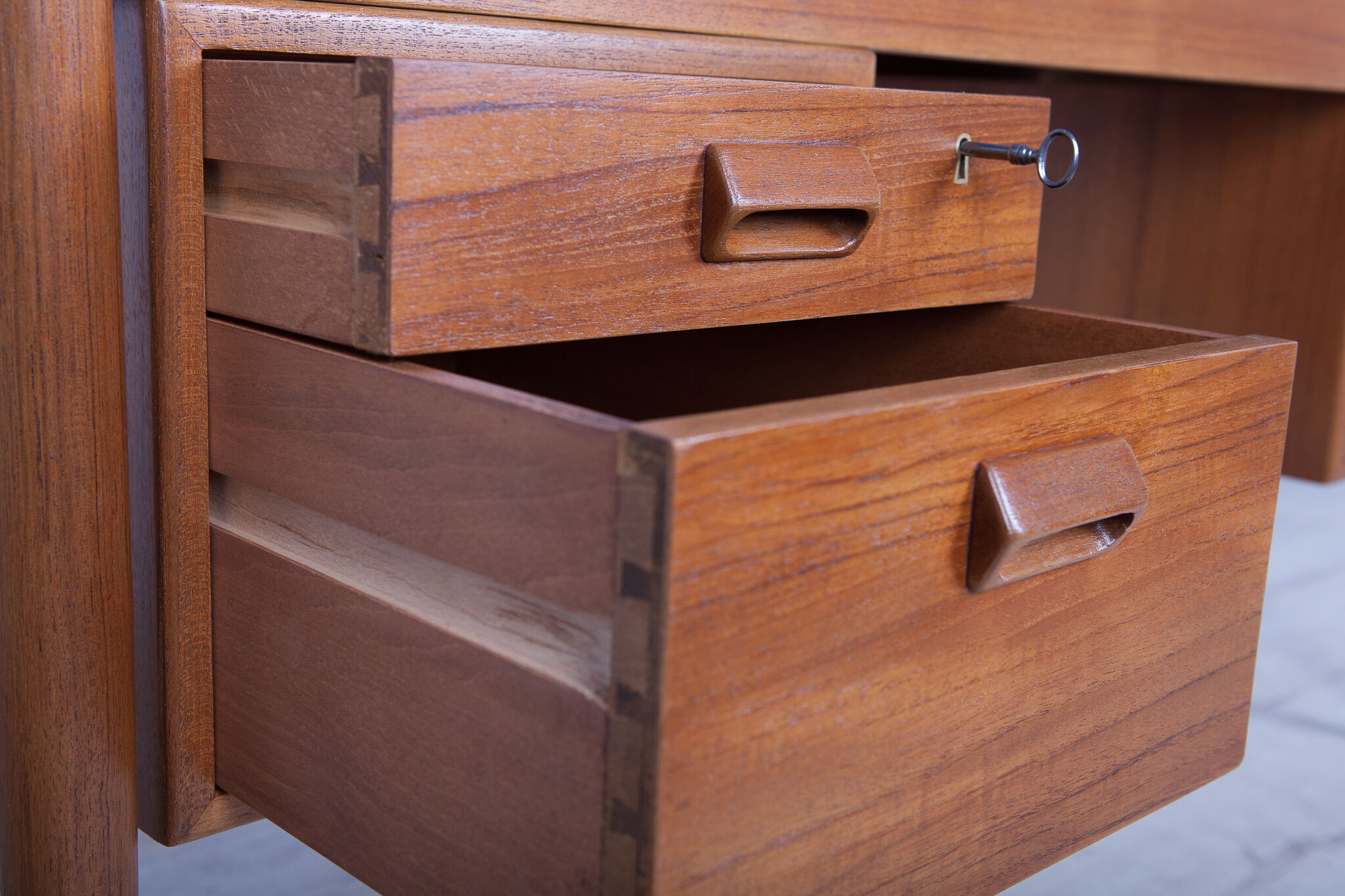 Danish teak desk by Børge Mogensen Søborg Furniture, 1960s