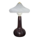 A vintage ‘Lawa’ ceramic lamp from the 1970s