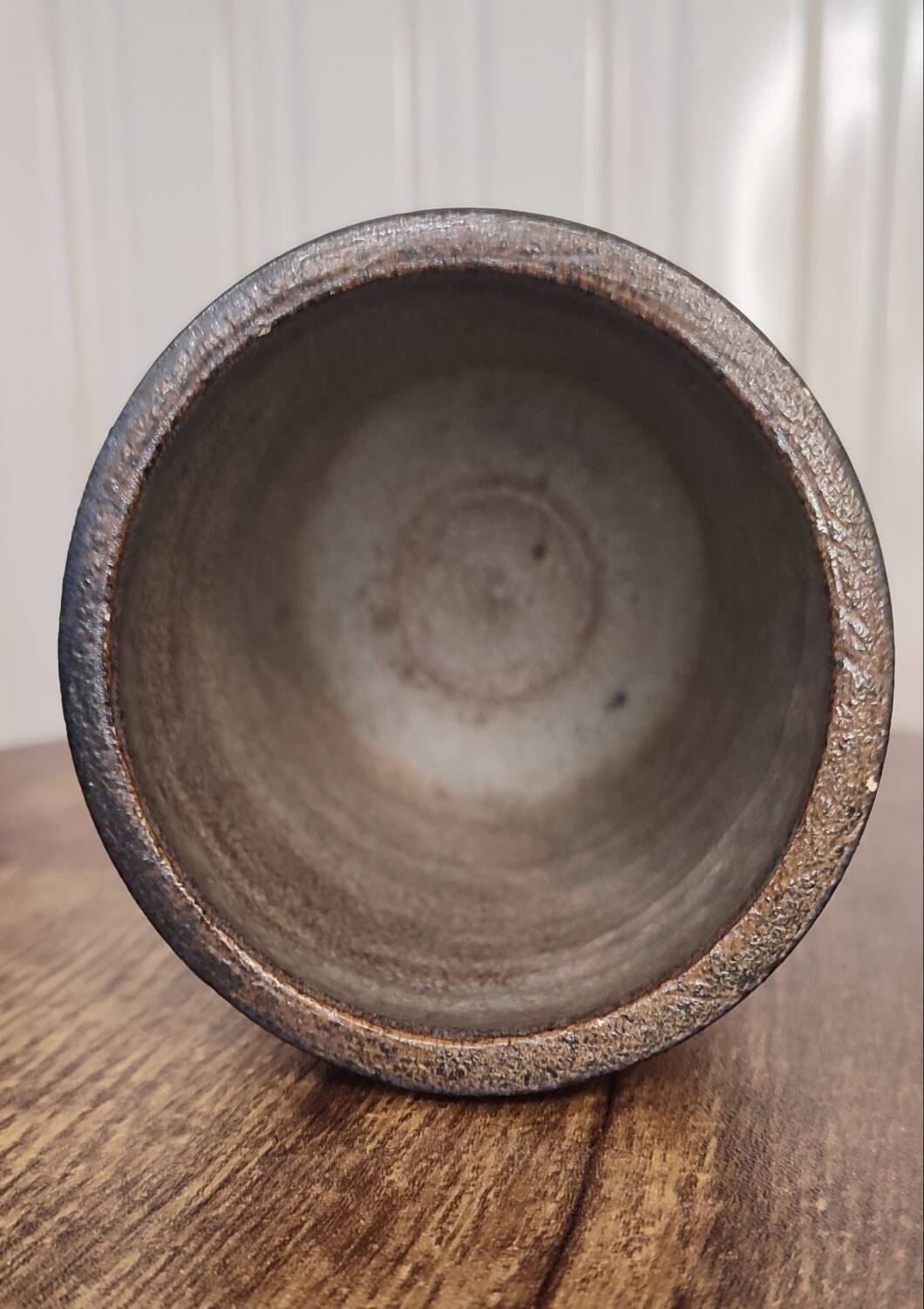 Small ceramic roller vase by Louis Yves Bonnet