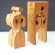 Puzzle in wood sculpture by Gunnar Kanevad for Gamla Linköping, Sweden, 1962.