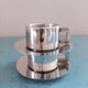 2 vintage Italian stainless steel cups Casalinghi Sto
