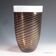 Large glass art vase filigrana Cenedese with multicoloured bands.