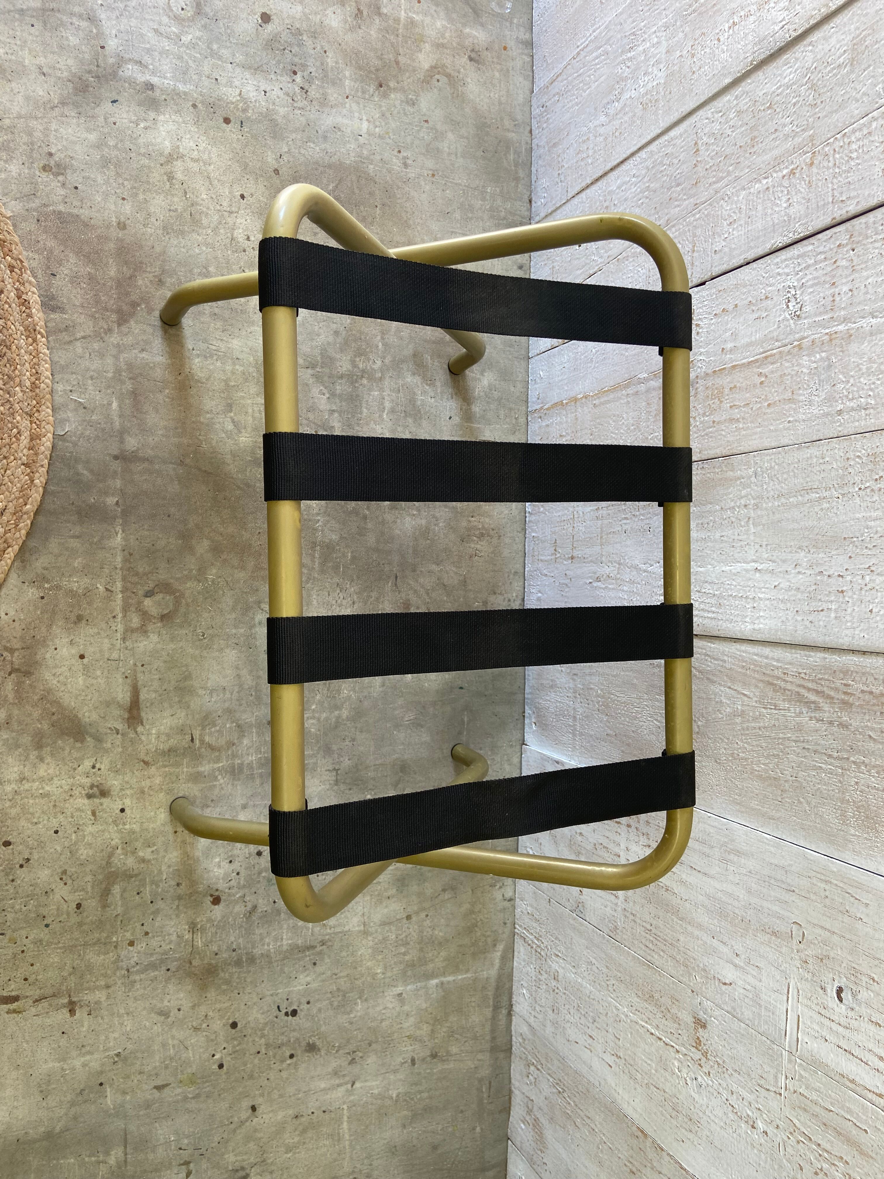 Vintage hotel luggage rack