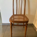 Set of three Jacob & Josef Kohn caned chairs