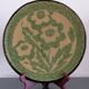 Glazed earthenware dish from Dauphiné, circa 1950.