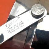 1960s Guy Degrenne Ice Bucket with Handle 18/10 Stainless Steel