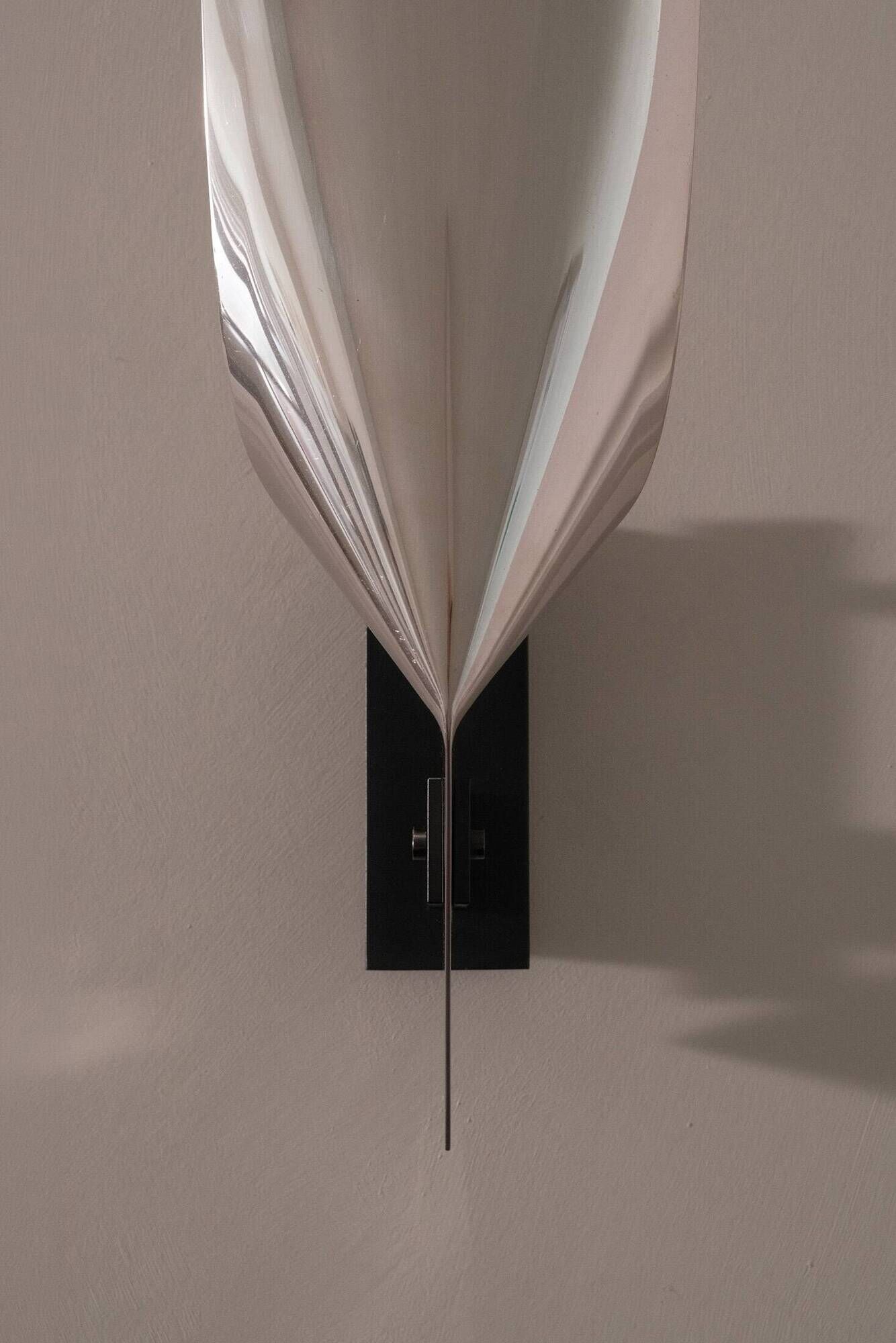 Appliques murales (dans le style) de Michel Boyer, ensemble de deux