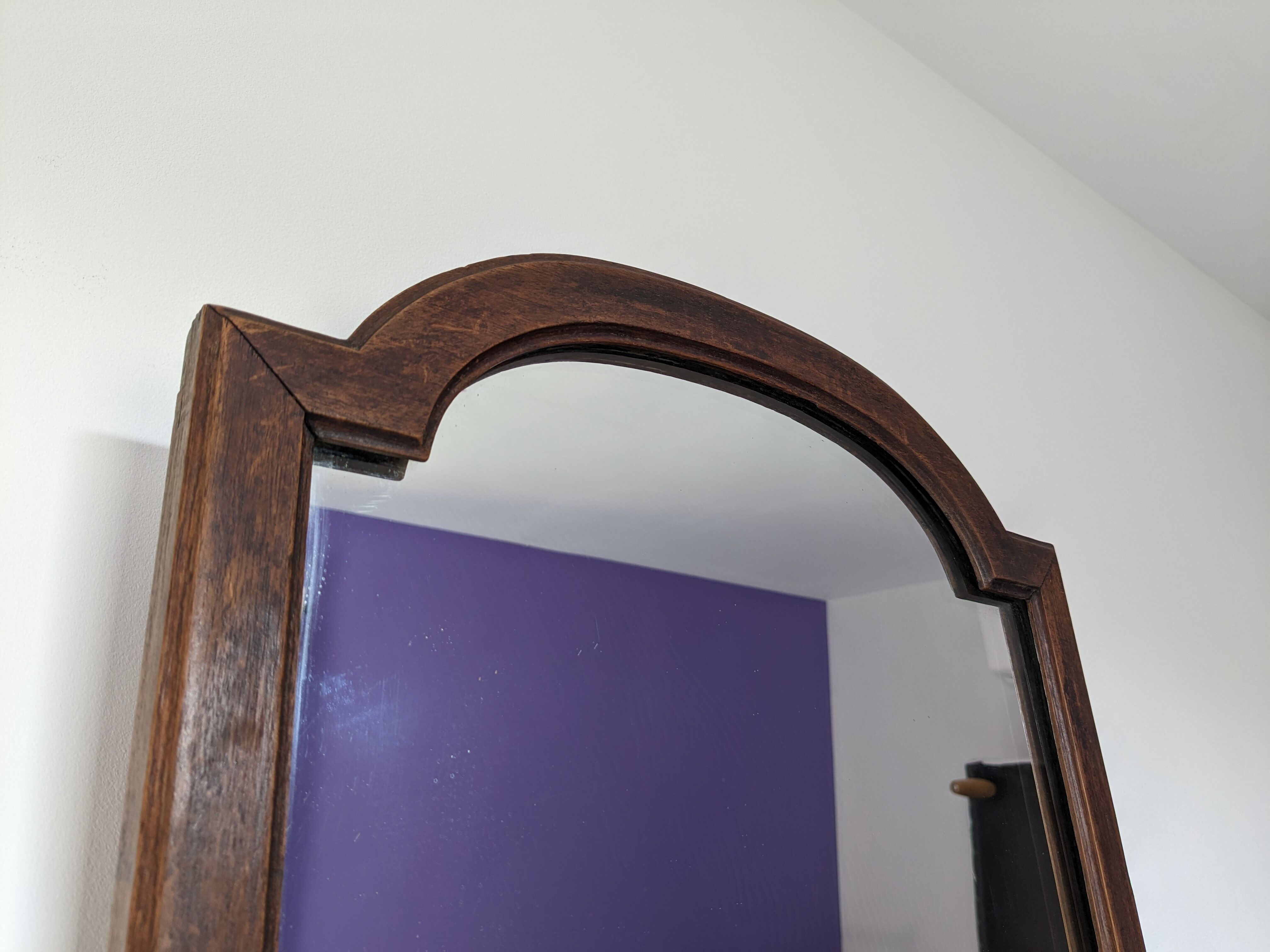 Art Deco mirror by Leglas-Maurice 53x41cm