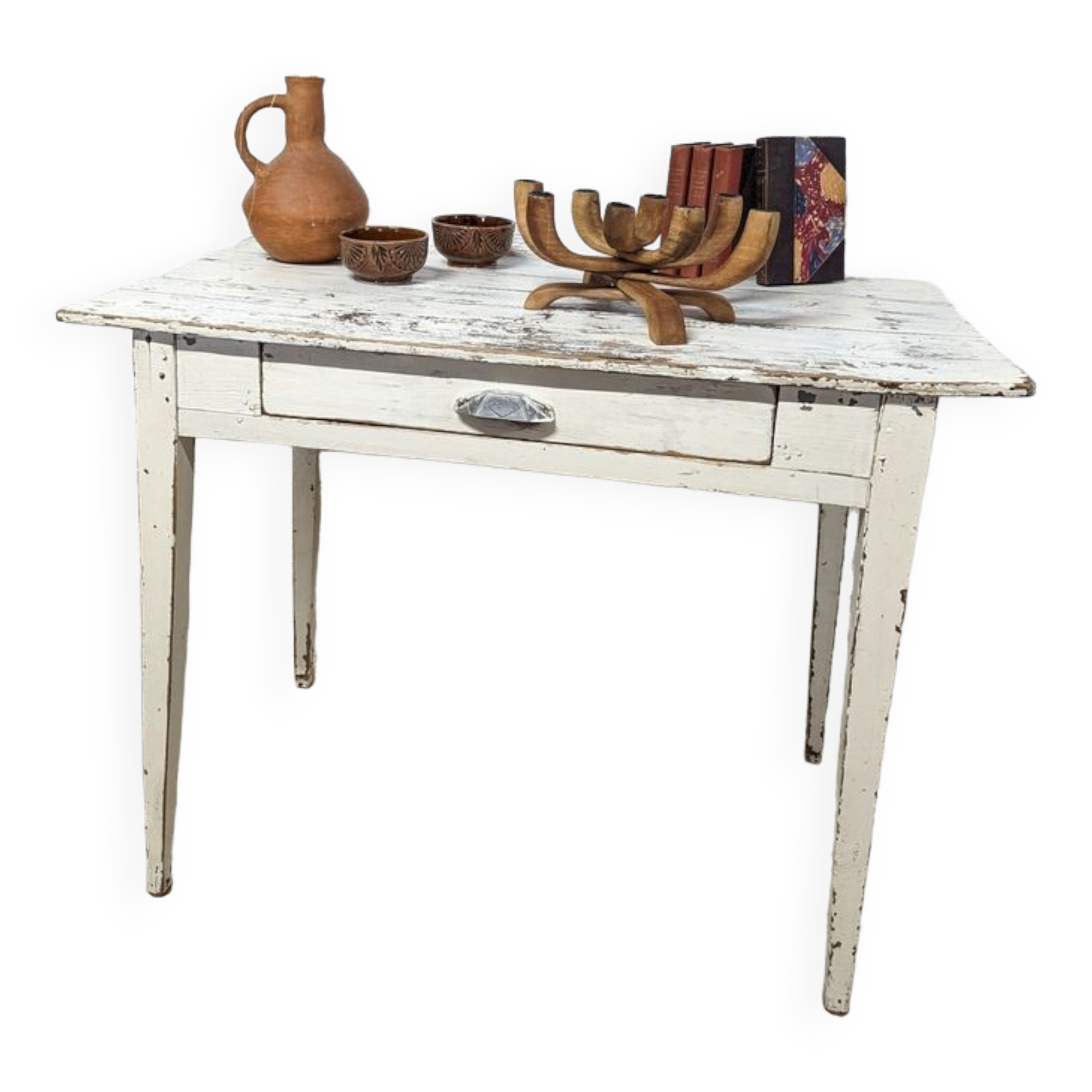 Patinated farmhouse table