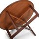 Round Teak Sofa Table by ASKO