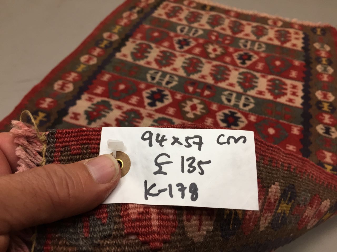 Turkish Kilim Rug 94x57cm