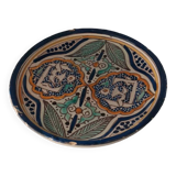 Plat maroc polychrome xixeme.