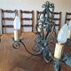 Wrought iron chandelier