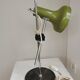 Vintage Olive Green Table Lamp, Adjustable Retro Desk Light