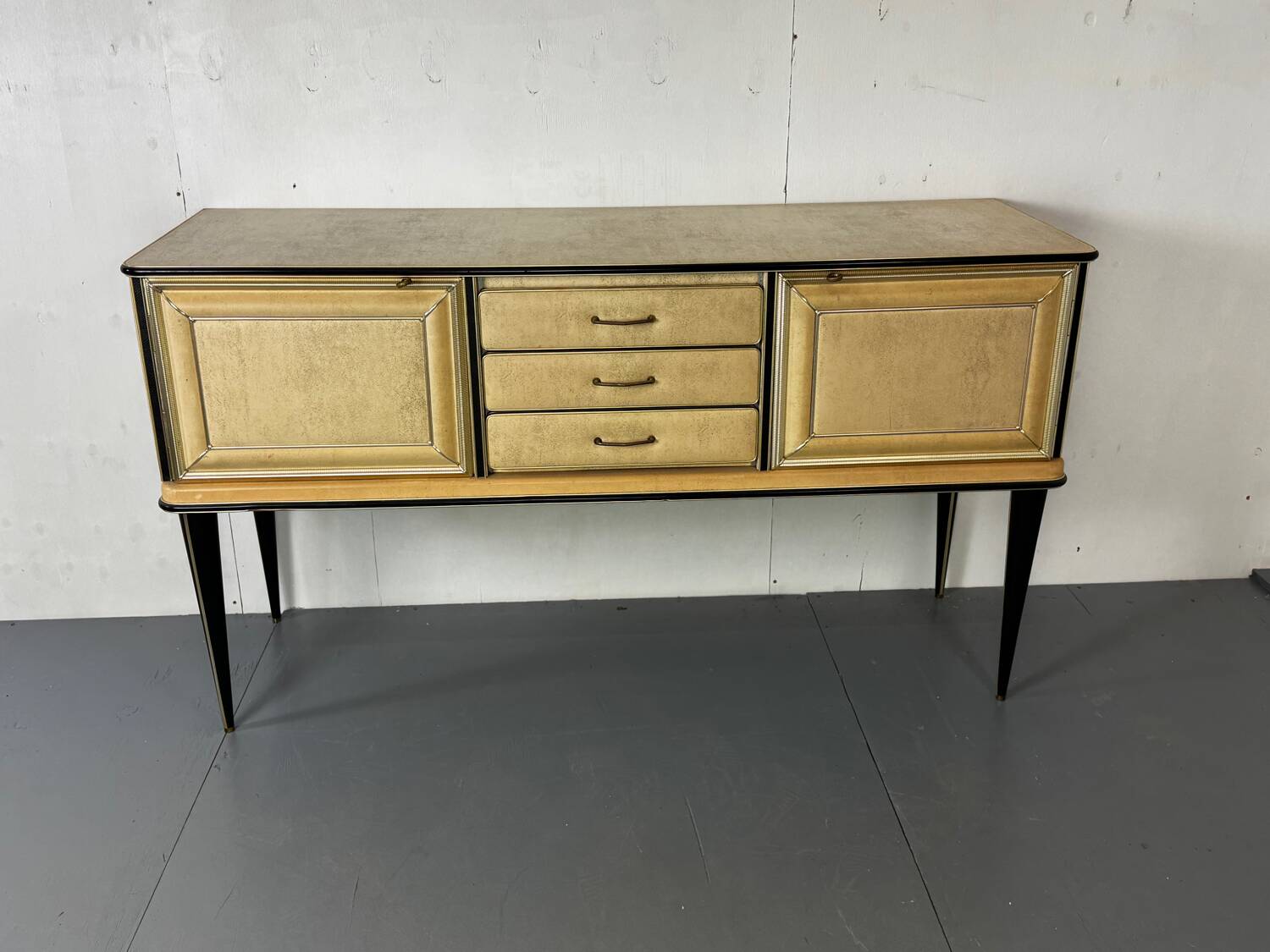 Italian Hollywood Regency Mid-Century Sideboard by Umberto Mascagni, 1