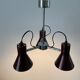 A Space Bordeaux ceiling light with 3 arms, 1970s, Germany