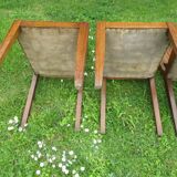 4 Art-deco Circa Chairs 1940