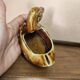 Vintage glazed ceramic duck catchall
