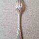 Solid silver Art Nouveau table fork