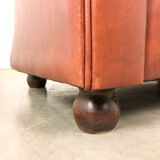 Vintage leather 3 seater sofa