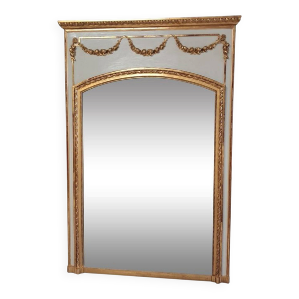 Miroir trumeau de style  Louis XVI