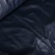 Danish teak and navy blue leather 3-seater sofa from Komfort, 1970s