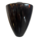Modernist black ceramic vase from the 1950s.