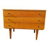Vintage teak chest of drawers