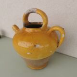 Yellow stoneware jug