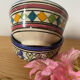 2 bowls signed Moroccan craftsmanship.