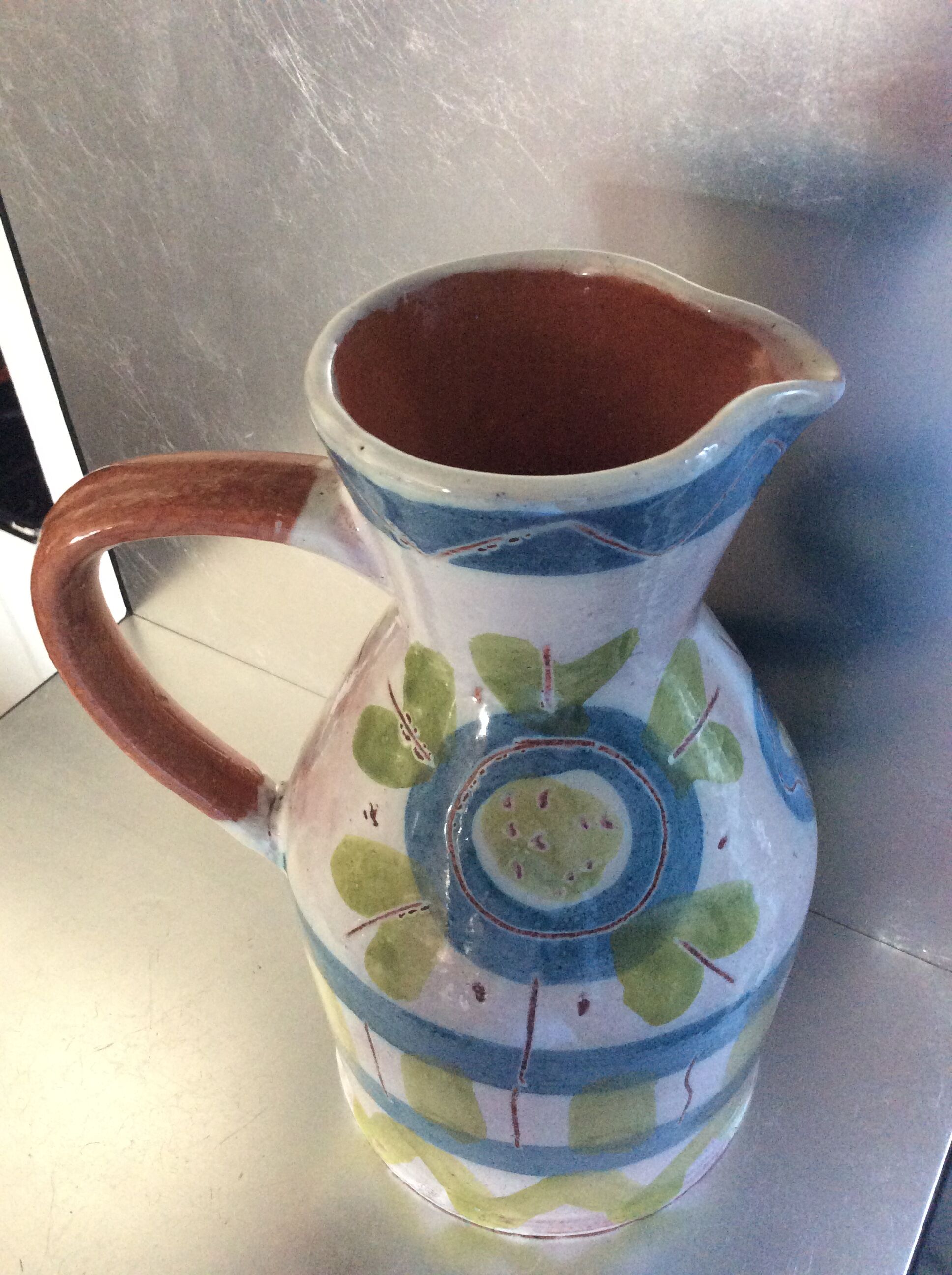 Vintage ceramic pitcher 60-70 Made in Sweden