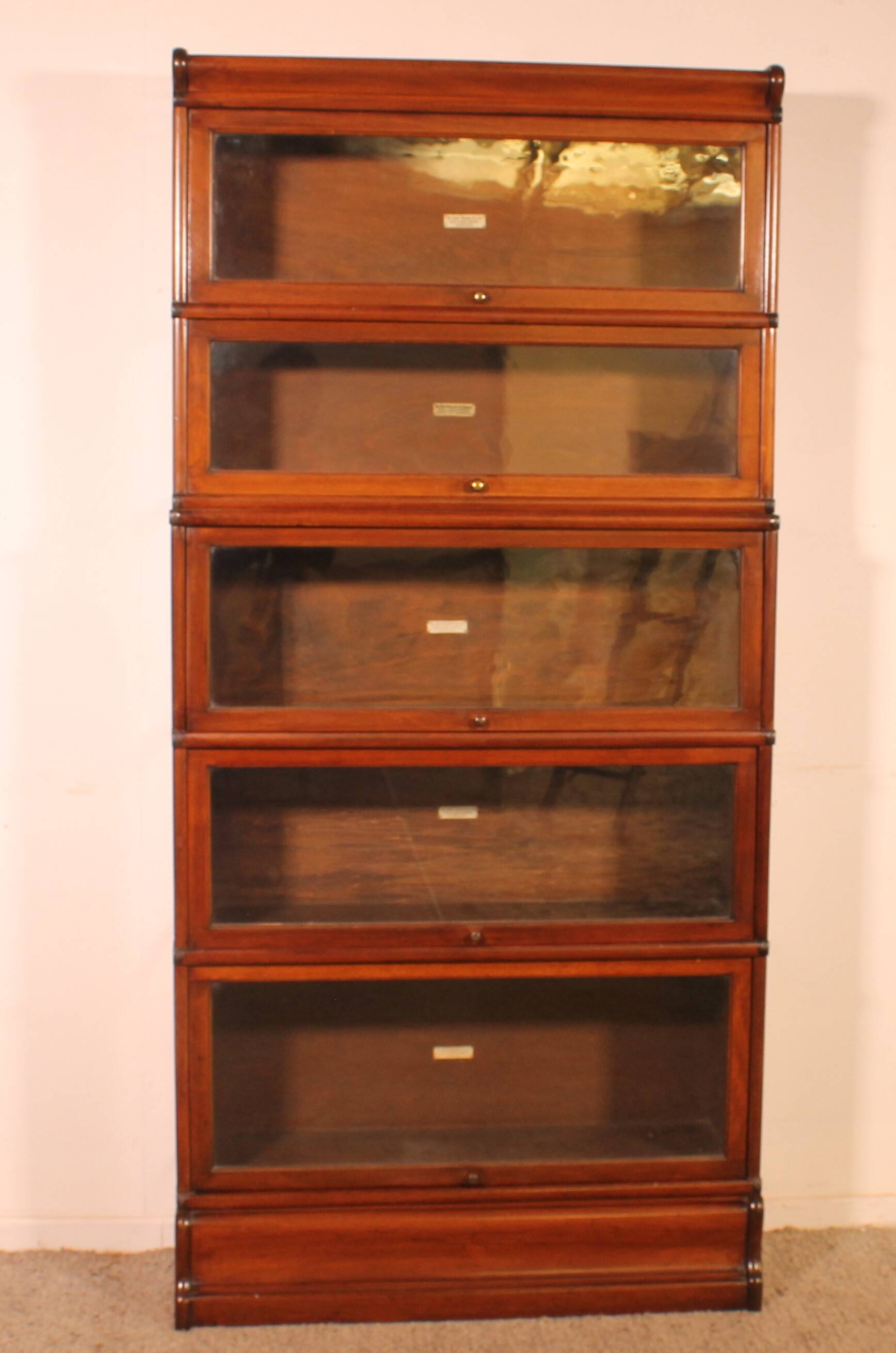 Globe Wernicke 5-Piece Mahogany Bookcase
