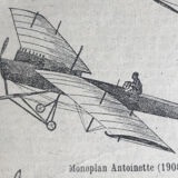 Planche originale avions