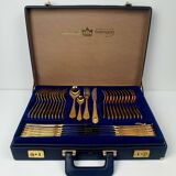 Cutlery set 70 gold plated pieces