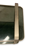 Design service 1960s brushed steel and glass