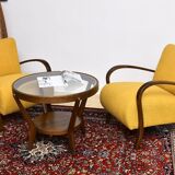 Art deco Armchairs in the style of Halabal, 1930s.