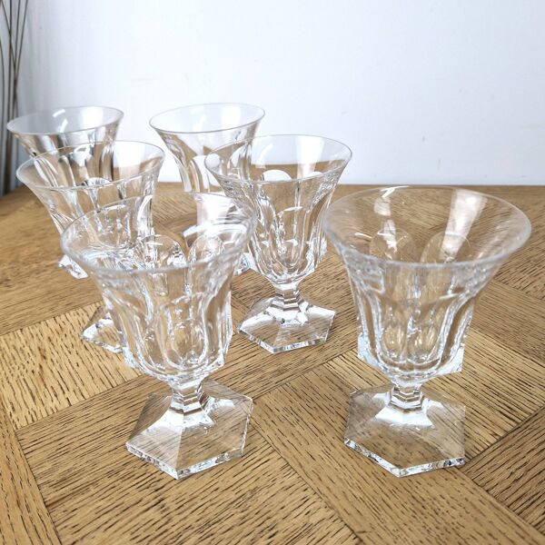 Lot de 6 Verres en cristal SAAS Villeroy & Boch – verres à vin rouge modèle