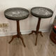 Duo pedestal tables