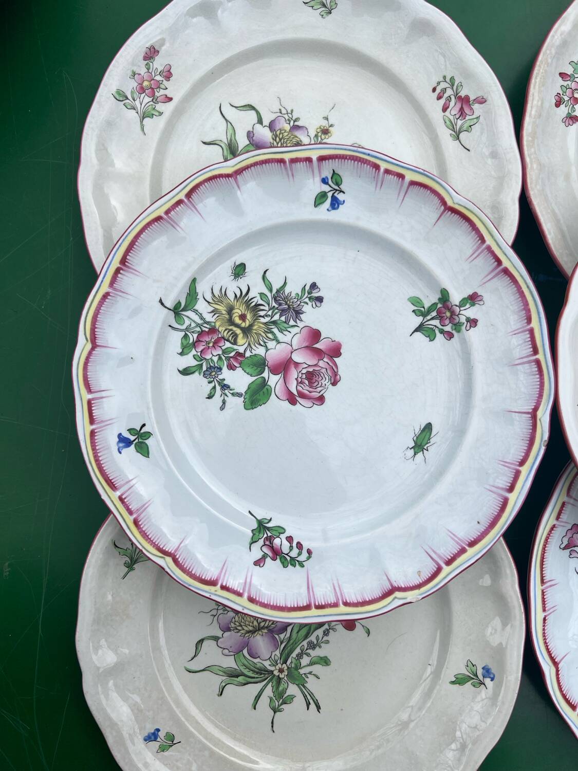 Lunville - 6 assiettes à dessert