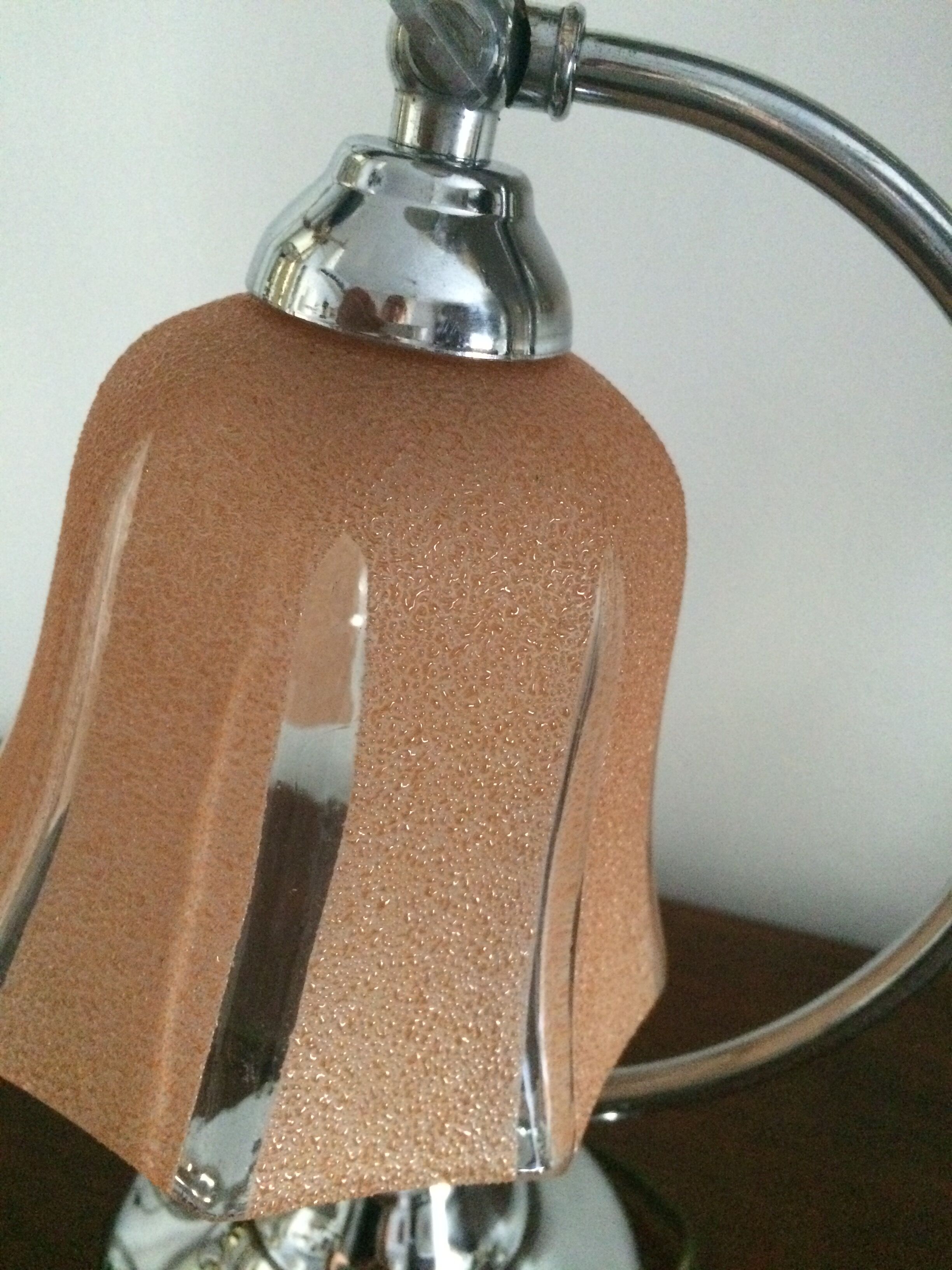 Bedside lamp art deco from the 40s-50s